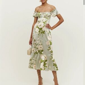 Reformation Sianna Silk Dress Size 6